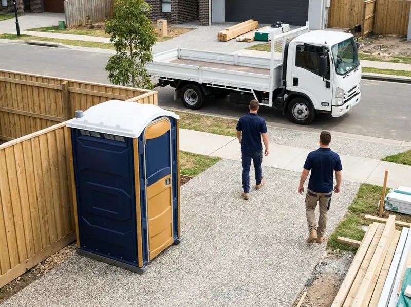 Construction Site Portable Toilet Rental in Baton Rouge, LA