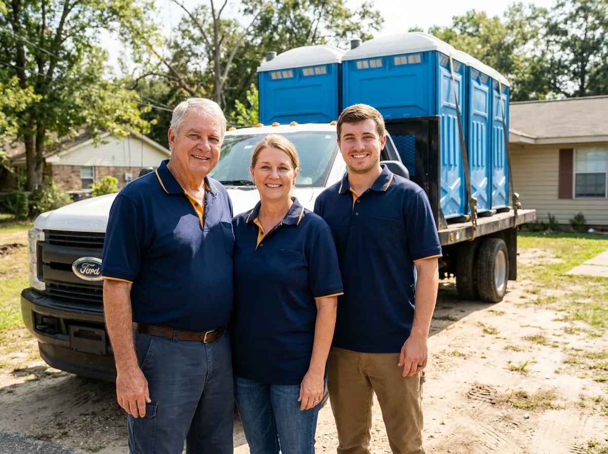 ComfortNova Potty Systems porta potty rental team in Baton Rouge, LA